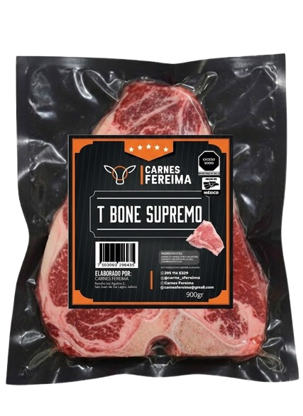 T Bone con etiqueta