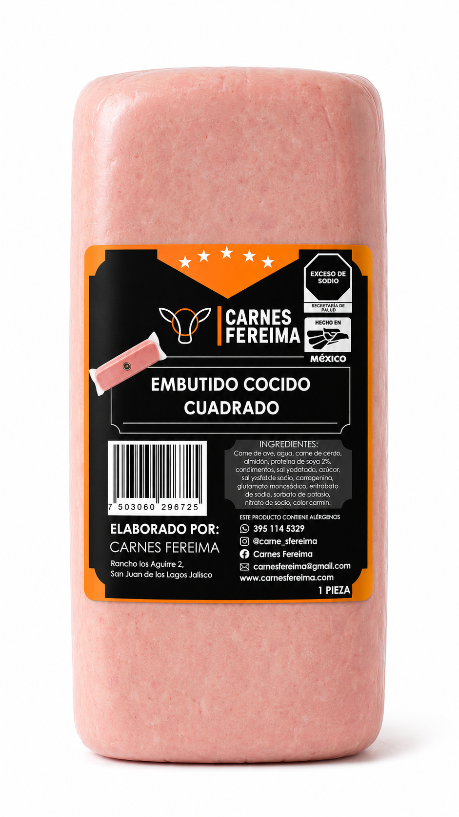 Embutido Cocido Cuadrado
